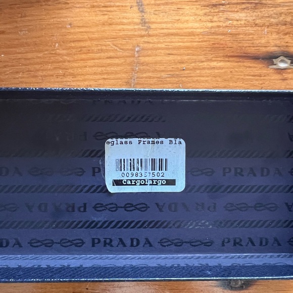 Brand new Prada eyeglasses frames. Never worn. Still has retail frames. - Picture 2 of 6